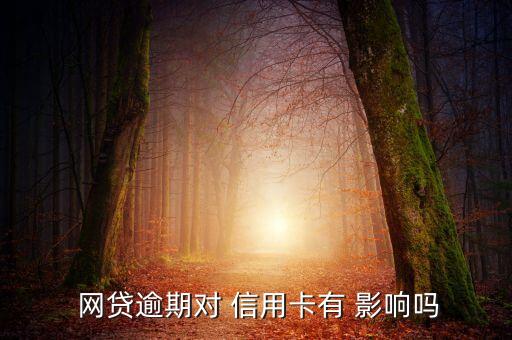  网贷逾期对 信用卡有 影响吗