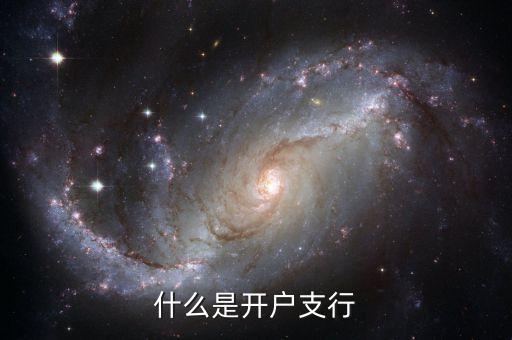 什么是开户支行