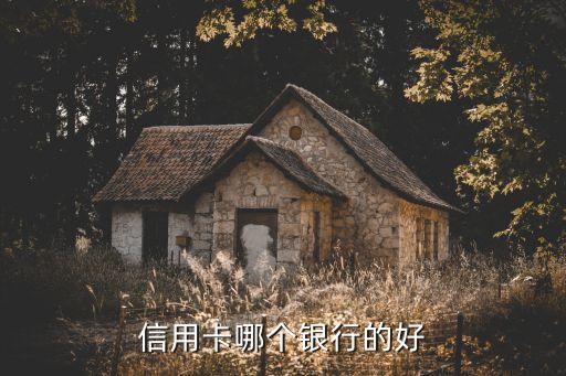 信用卡哪个银行的好