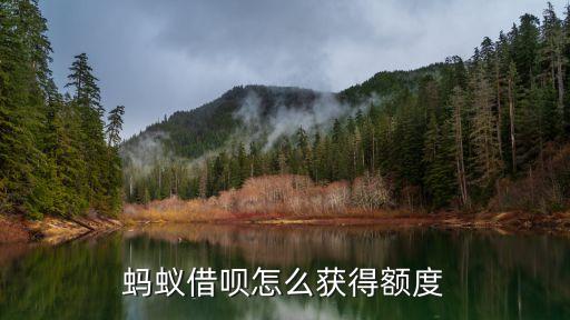 借呗怎么申请额度，蚂蚁借呗怎么获得额度