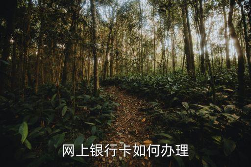 网上银行卡如何办理