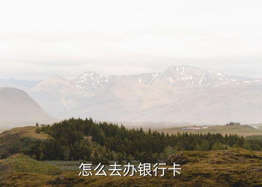 怎么办银行卡，怎么去办银行卡