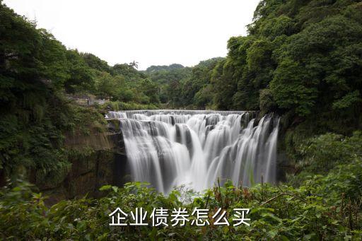 企业债券怎么买