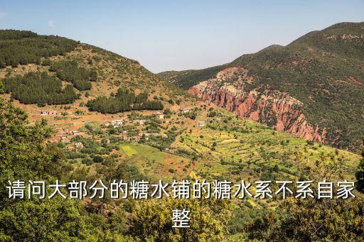 请问大部分的糖水铺的糖水系不系自家整