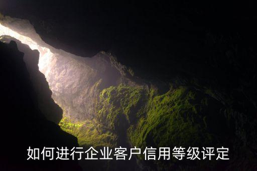 如何进行企业客户信用等级评定