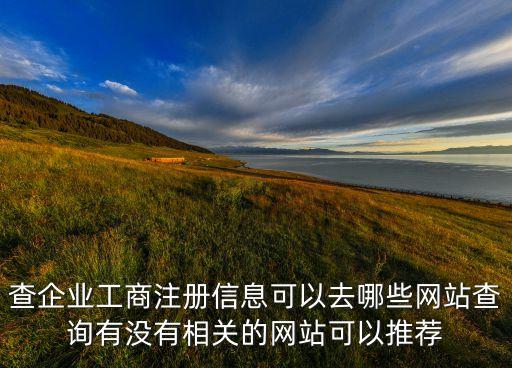 国家工商企业注册查询官网，工商注册怎么查询
