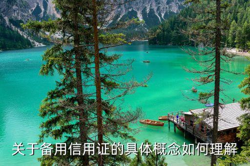 关于备用信用证的具体概念如何理解