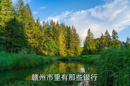 赣州市里有那些银行