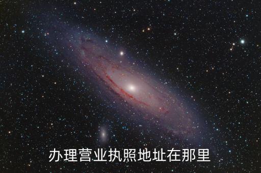 办理营业执照地址在那里