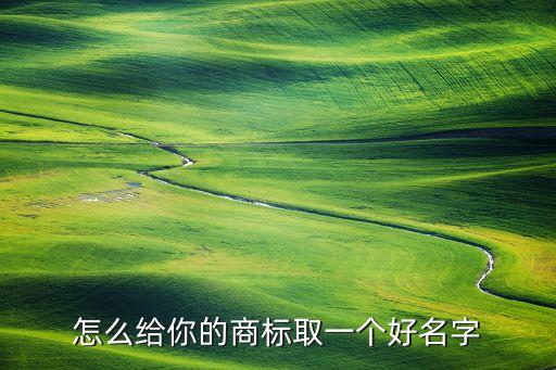 怎么给你的商标取一个好名字