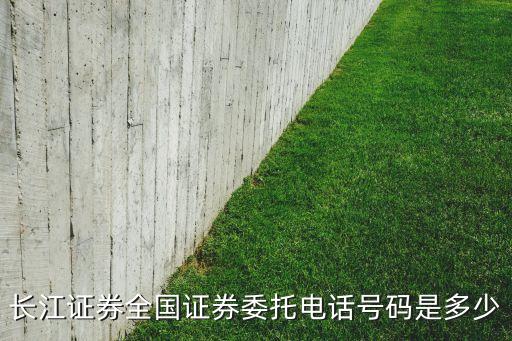 长江证券全国证券委托电话号码是多少