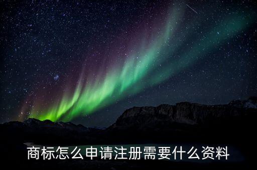 商标怎么申请注册需要什么资料