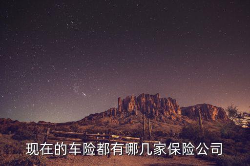 现在的车险都有哪几家保险公司