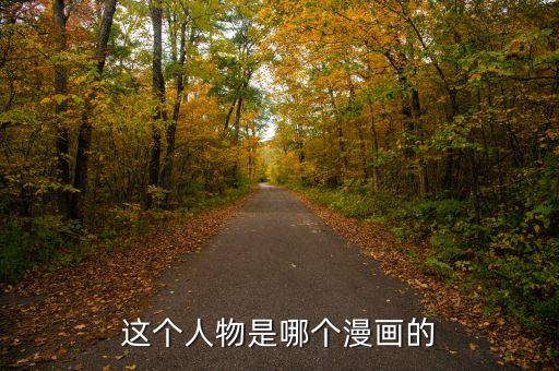 这个人物是哪个漫画的