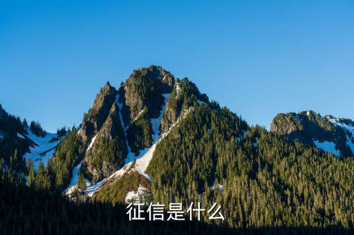 征信是什么