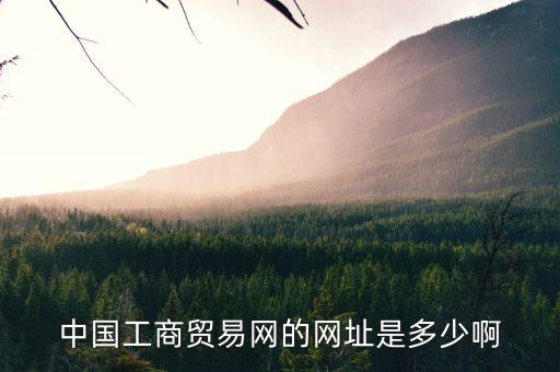 中国工商贸易网的网址是多少啊