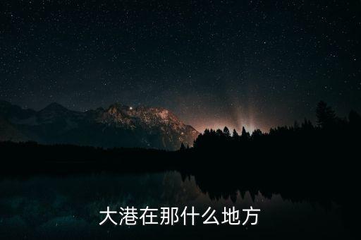 大港在那什么地方