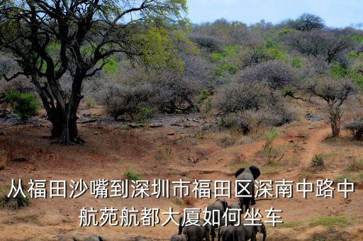 从福田沙嘴到深圳市福田区深南中路中航苑航都大厦如何坐车