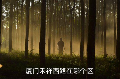 厦门禾祥西路在哪个区