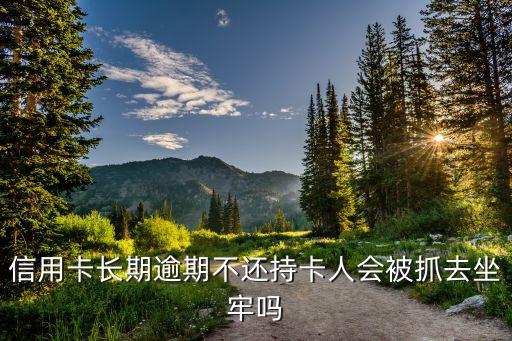 信用卡逾期没还会被抓去坐牢吗，信用卡长期逾期不还持卡人会被抓去坐牢吗