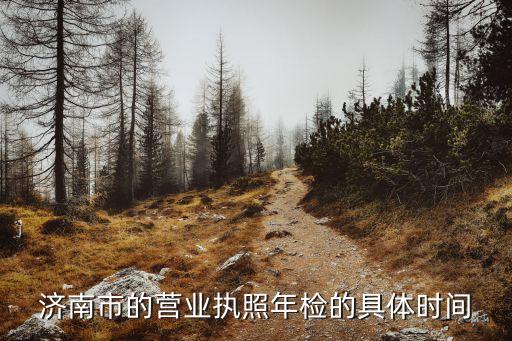 济南市的营业执照年检的具体时间