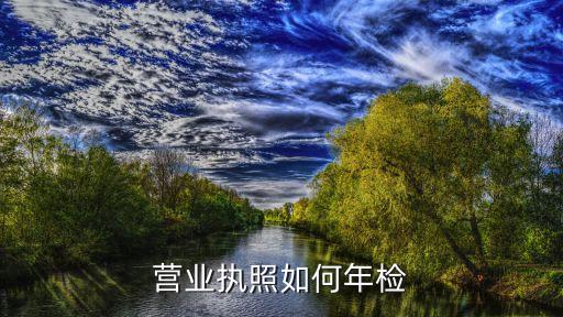 营业执照如何年检