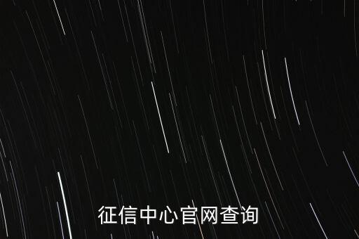 大数据信用查询官网入口，个人征信查询中心官网