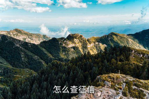 怎么样查信用记录，怎么查征信