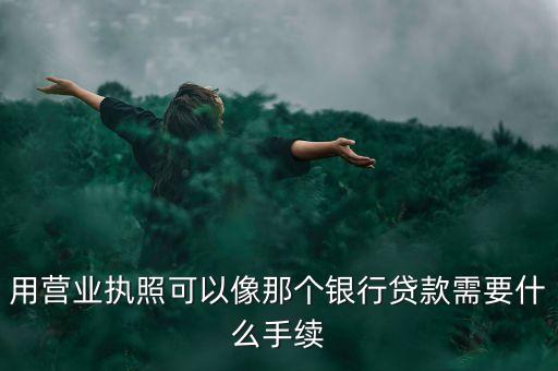 哪里可以用营业执照贷款，用营业执照怎么贷款