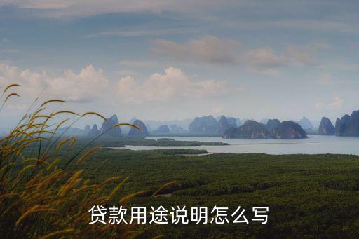 个人贷款用途写什么比较好一点，借款合同中的借钱用途写什么比较好
