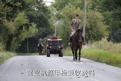 营业执照年检要收费吗