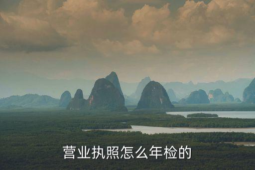 营业执照怎么年检的