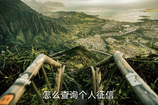 怎么查询个人征信