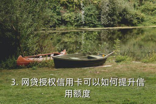 网贷授权信用卡，网贷授权提升信用卡额度