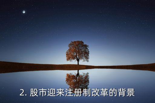 股票注册制，股市迎来注册制改革