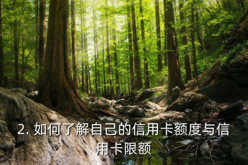 每个月信用卡的额度，每月信用卡限额大揭秘！