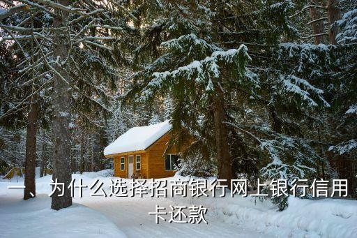 一、为什么选择招商银行网上银行信用卡还款