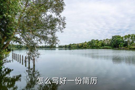怎么写好一份简历