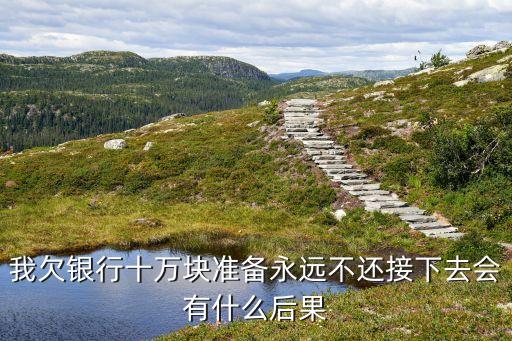 银行贷款10万还不上有什么后果，贷款10万还不上会受到怎样的法律制裁