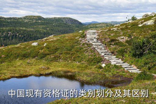 中国现有资格证的类别划分及其区别