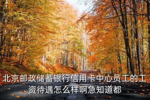 北京邮政储蓄银行信用卡中心员工的工资待遇怎么样啊急知道都