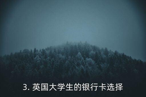 英国学生信用卡，英国大学生的银行卡问题