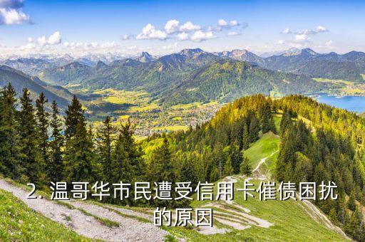 温哥华信用卡催债，温哥华市民遭受信用卡催债困扰