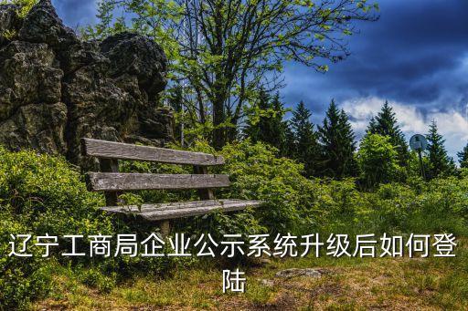 辽宁工商局企业公示系统升级后如何登陆