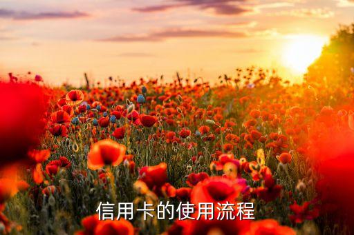 信用卡的使用流程