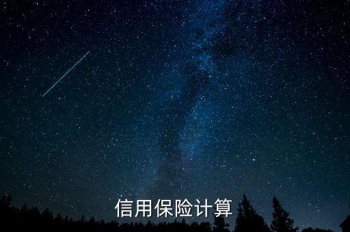 信用保险计算