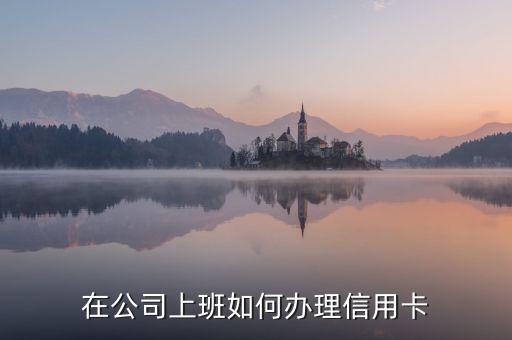 在公司上班如何办理信用卡