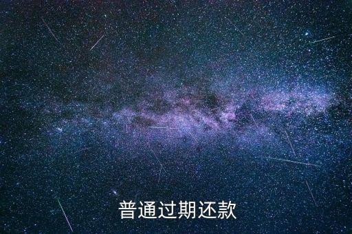 普通过期还款