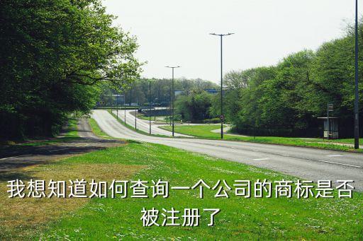 我想知道如何查询一个公司的商标是否被注册了