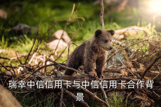瑞幸中信信用卡与中信信用卡合作背景